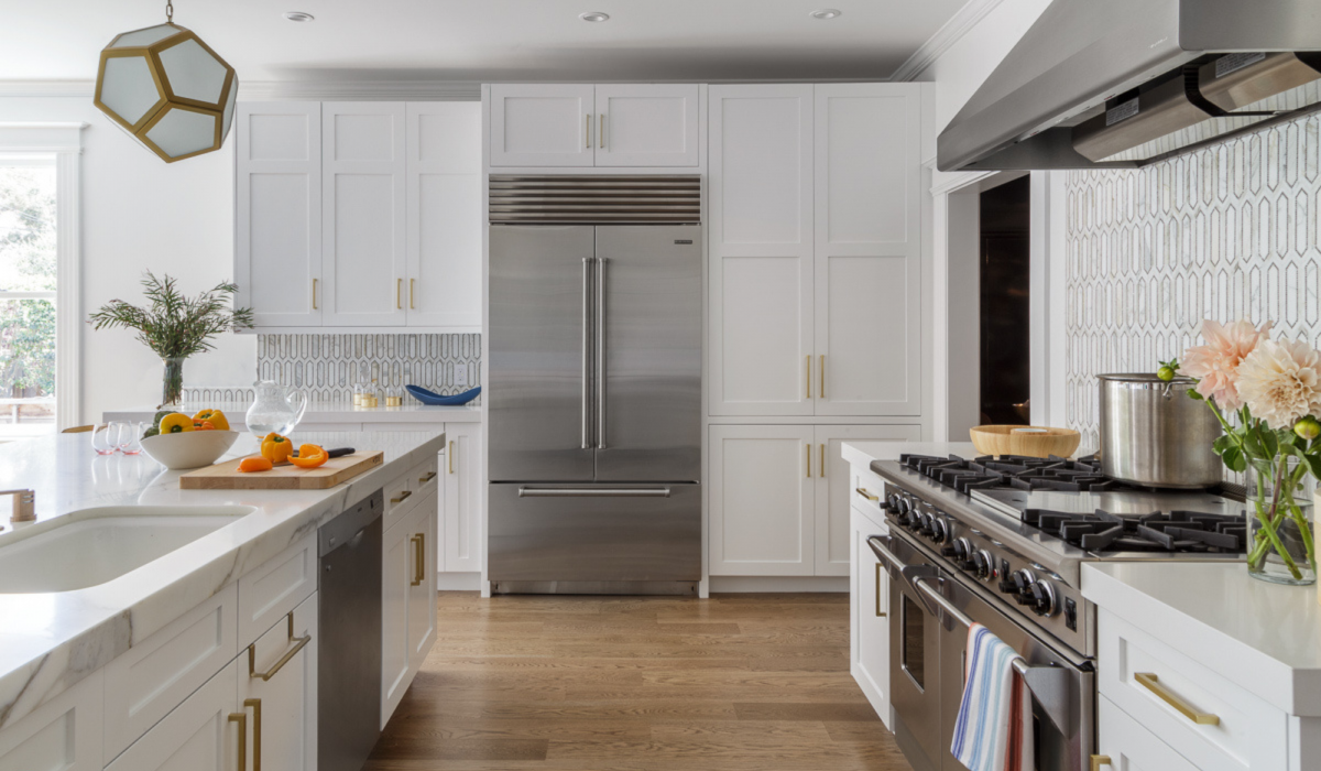 coddington-design-bay-area-ca-selecting-quality-appliances-modern-kitchen-brass-accents-marble-counterrops