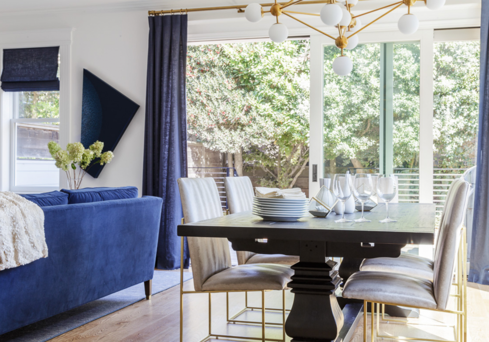coddington-design-tiburon-ca-space-planning-modern-dining-room-with-statement-lighting-and-gold-accents