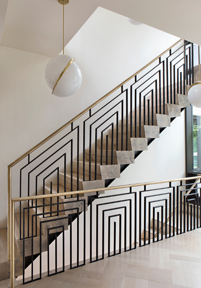 Coddington-Design-Bay-Area-Marin-County-Unique-Stairway-Design-Black-Iron-Modern