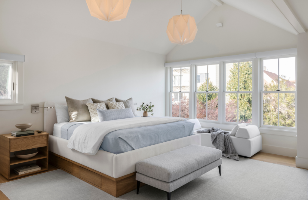 Coddington-SF-Modern-Bay-Area-Bedroom-Serene-Cool-Soft White-Pastel Blue-Light-Fixtures-Bright