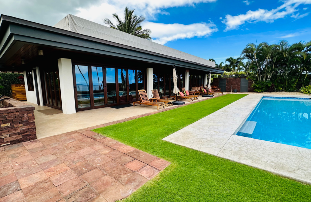 Coddington-exterior-pool-maui-hawaii-interior-design-concrete-stone-water-tropical-patio-deck-pool-house-renovation